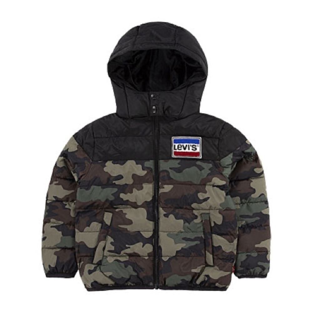 Levi's Little Boys Chenille Puffer Iii Jacket Size 7